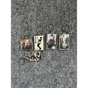 Country Music Vintage Keychain Lot Of (5) Various Singers 80’s/90’s - (2”) Tall